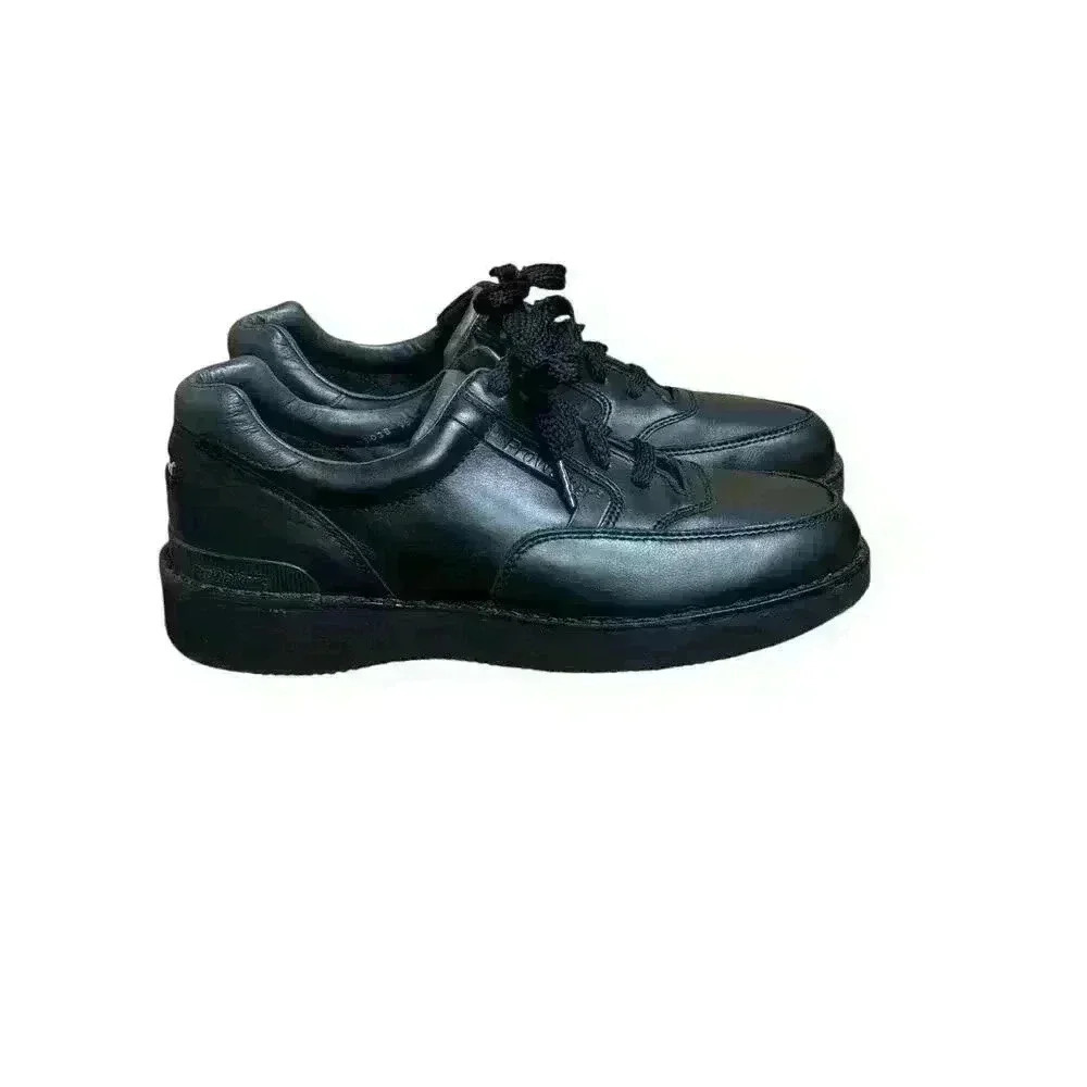 ROCKPORT Men’s Black Leather Walking Lace Up Comfort shoe size 9 - Picture 3 of 10